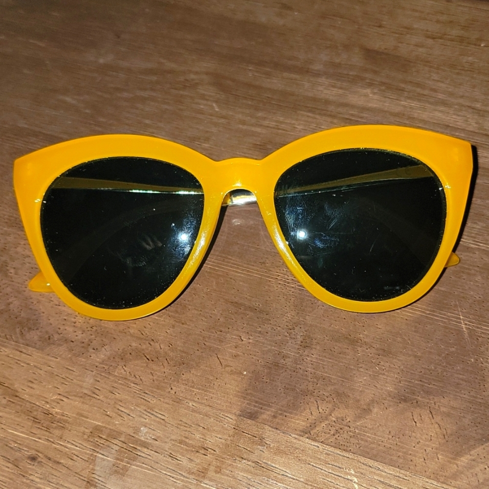 Golden Yellow Sunglasses